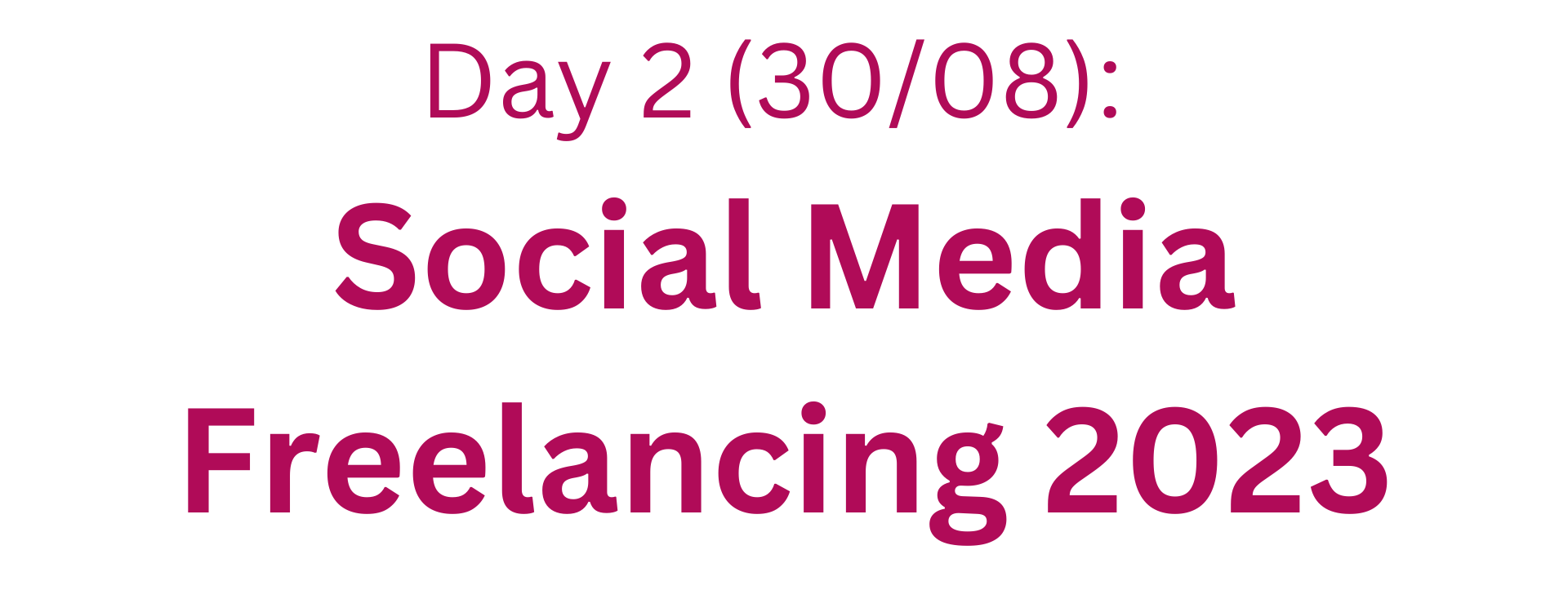 Social Media Freelancing 2023